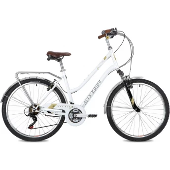 Дорожный велосипед STINGER VICTORIA 26" белый с рамой 15" 26SHV.VICTOR.15WH2