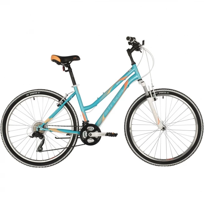 Горный велосипед STINGER LATINA 26" синий с рамой 17" 26SHV.LATINA.17BL10 Горный велосипед STINGER LATINA 26" синий с рамой 17" 26SHV.LATINA.17BL10