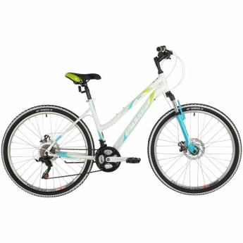 Велосипед STINGER 26" LATINA D белый, сталь, размер 15"