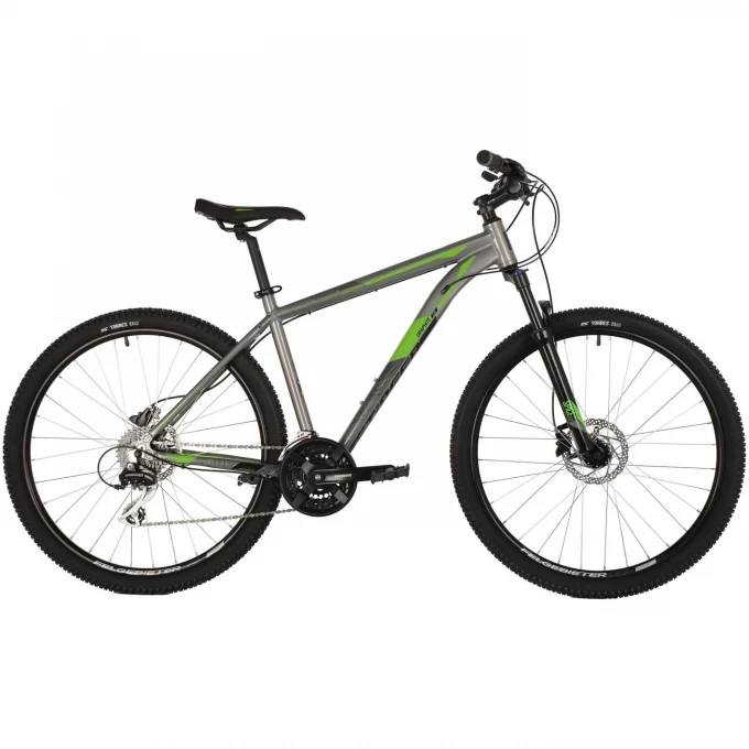Велосипед STINGER 27.5" GRAPHITE EVO серый, алюминий, размер 18" 27AHD.GRAPHEVO.18GR4 Велосипед STINGER 27.5" GRAPHITE EVO серый, алюминий, размер 18" 27AHD.GRAPHEVO.18GR4